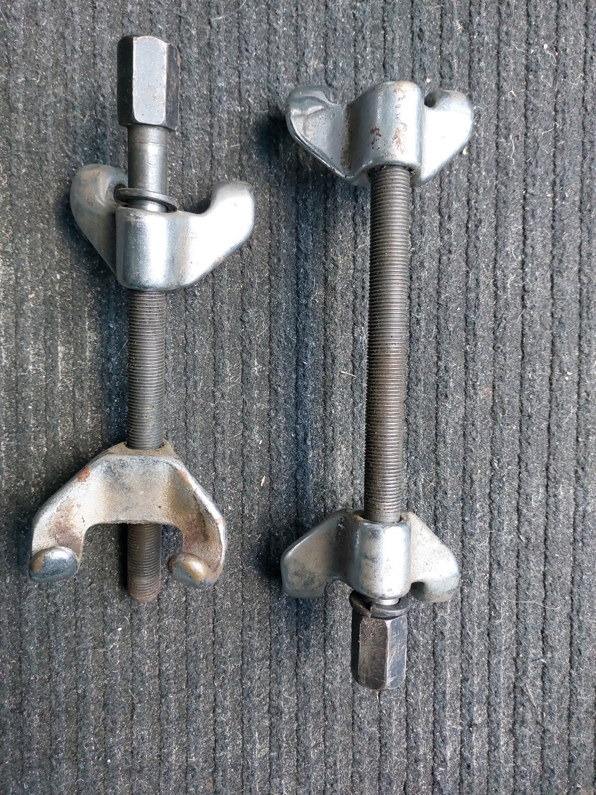 Veerspanners., Ophalen