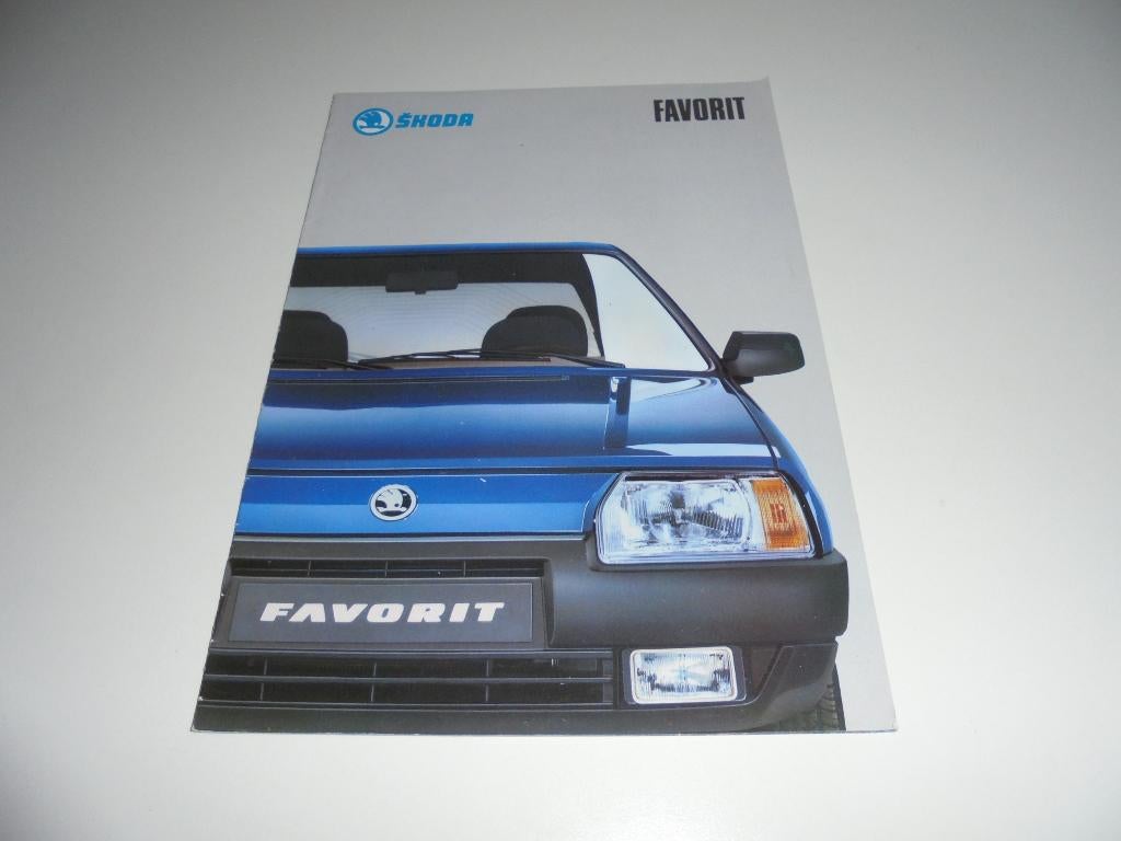 brochure Skoda Favorit, Ophalen of Verzenden, Zo goed als nieuw, Overige merken