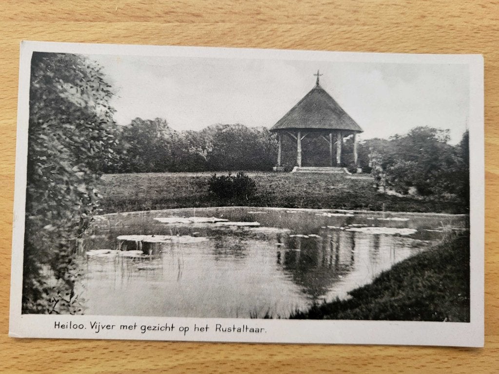 ansicht HEILOO Rustaltaar Vijver, Verzamelen, Ophalen of Verzenden, Voor 1920, Noord-Holland