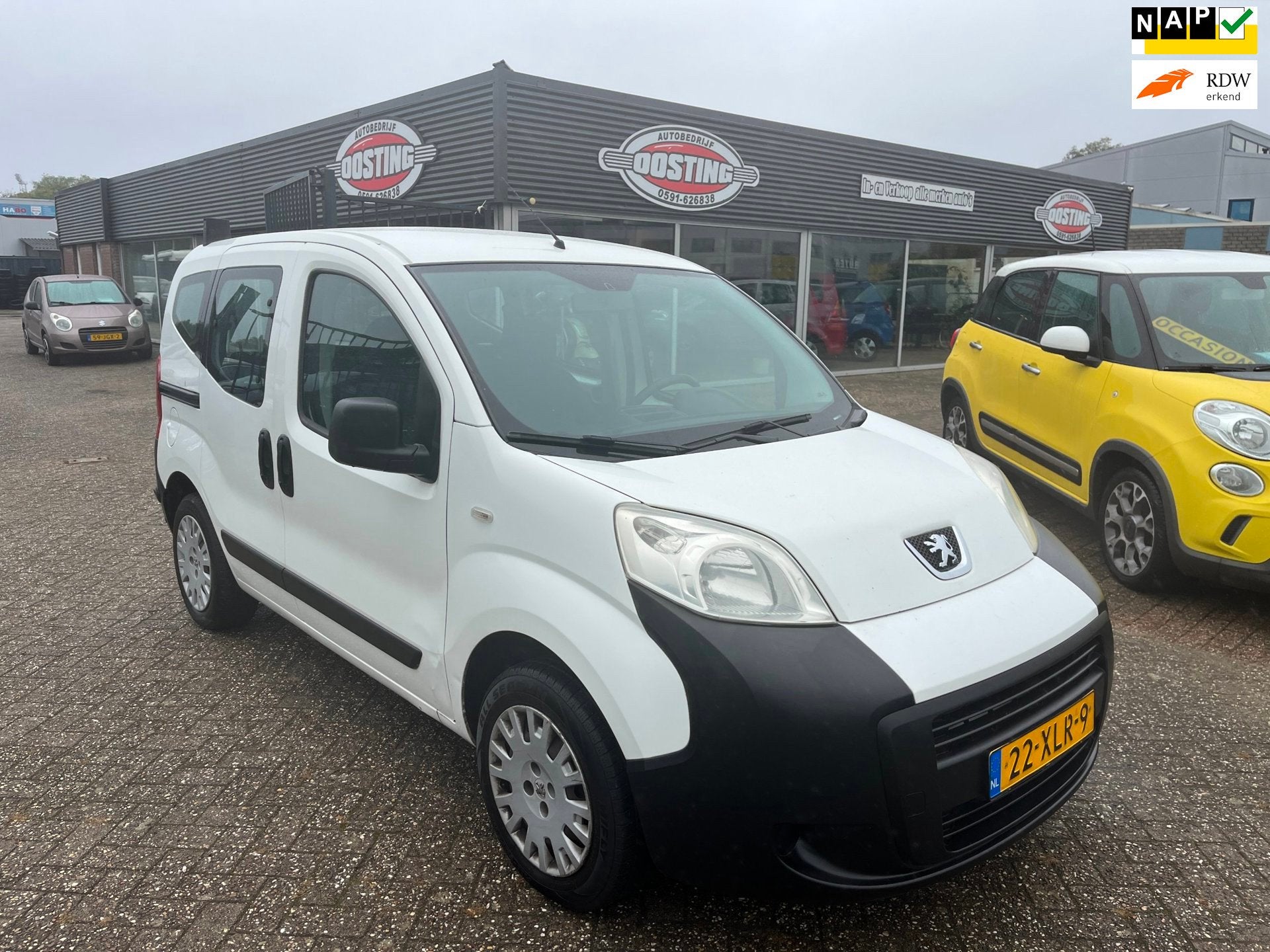 Peugeot Bipper Tepee 1.4i(st-bekr,airco,dubb-schuifdeur,lpg-, Auto's, Voorwielaandrijving, Zwart, 4 cilinders, 400 kg