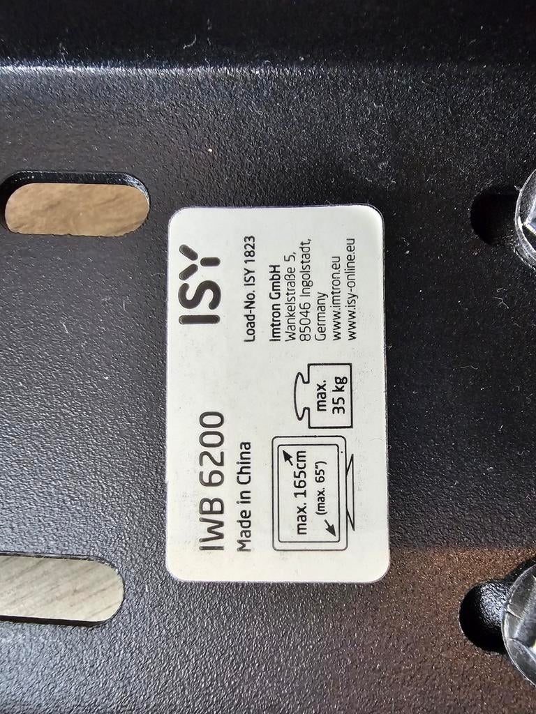 Isy IWB 6300 Muurbeugel draaibaar., Ophalen