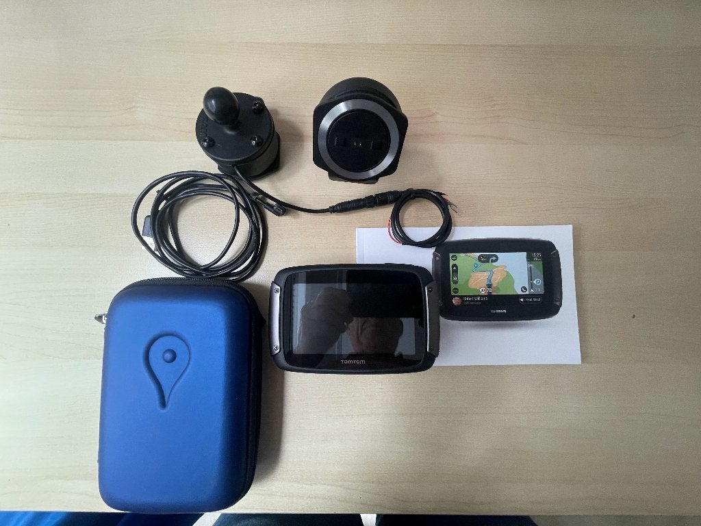 Tomtom 550 Rider Motor Navigatie, Motoren, Accessoires | Navigatiesystemen, Ophalen, Zo goed als nieuw