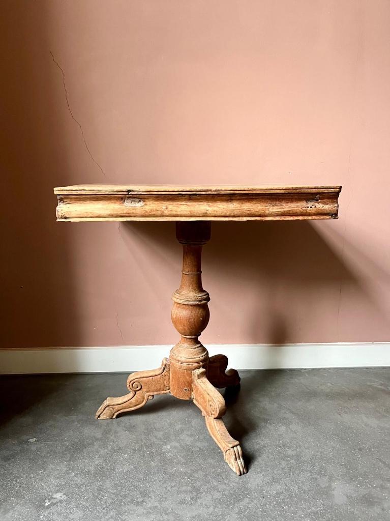 Supermooie driepoot Tafel bijzettafel teak hout, Ophalen