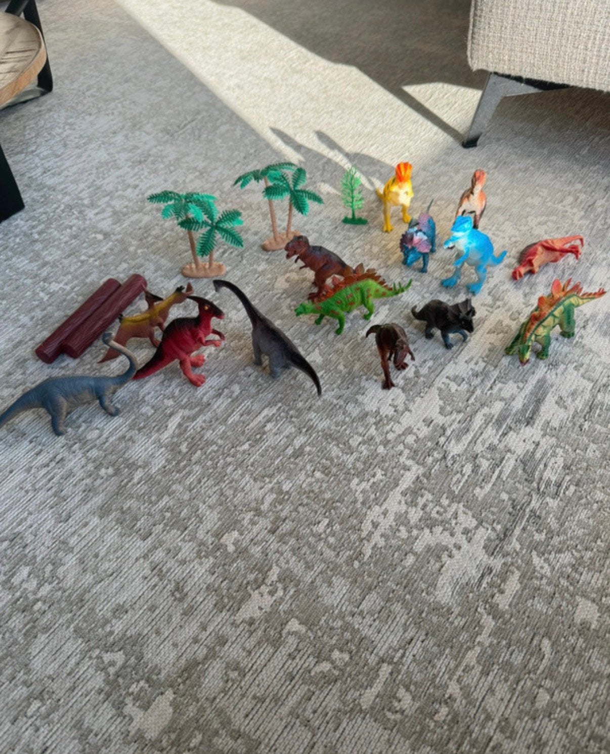 Hema dino speeldieren set zgan, Verzamelen, Ophalen of Verzenden, Zo goed als nieuw