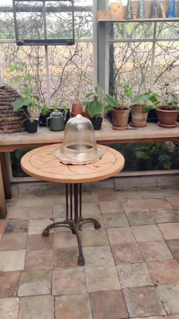 Oude Franse plavuizen tegels voor keukenvloer of bijkeuken, Doe-het-zelf en Verbouw, Tegels, Ophalen, Gebruikt, Keramiek, 5 tot 10 m²