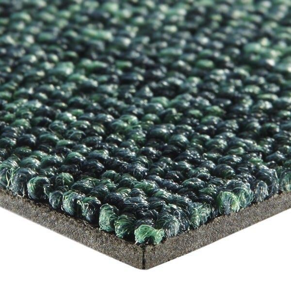 Groene Heuga 727 Emerald Boucle tapijttegels, 75 m² of meer, Nieuw, Ophalen of Verzenden, Tapijttegels
