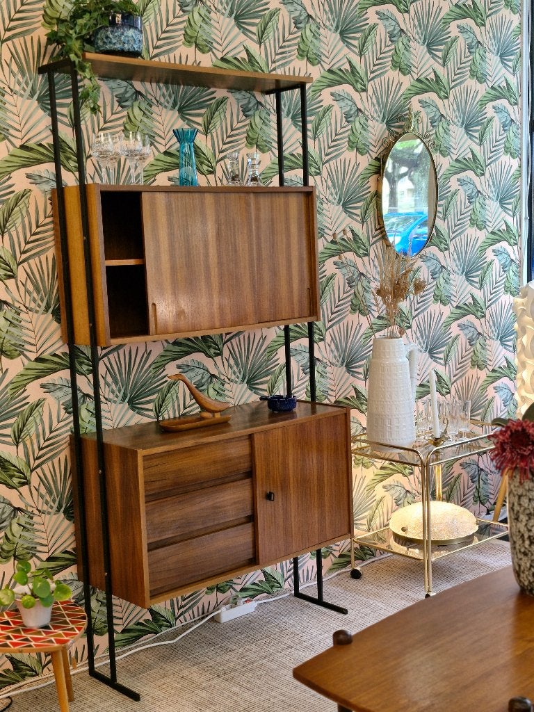 Vintage wandkast / wandmeubel 70s, Ophalen, Gebruikt, ., Minder dan 100 cm