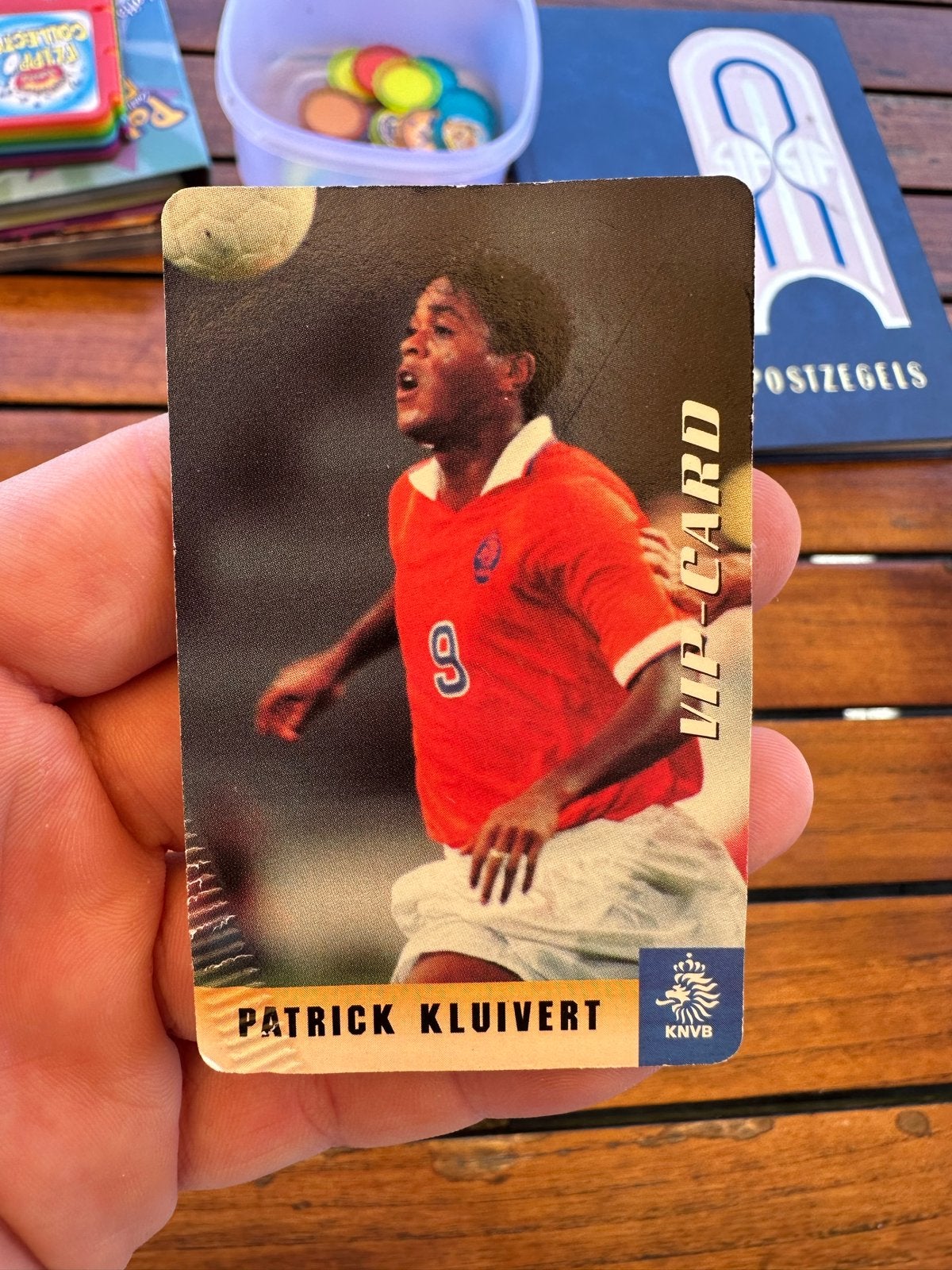 Patrick Kluivert VIP-Card Voetbalkaart - AC Milan, Ophalen, Gebruikt, Buitenlandse clubs, Spelerskaart