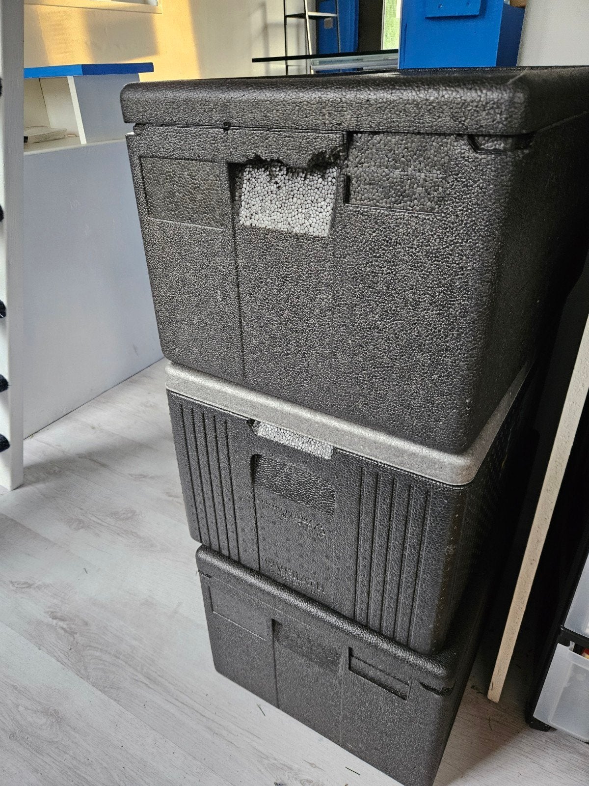 Stapelbare thermoboxen (3 stuks) - Ideaal voor transport, Ophalen of Verzenden