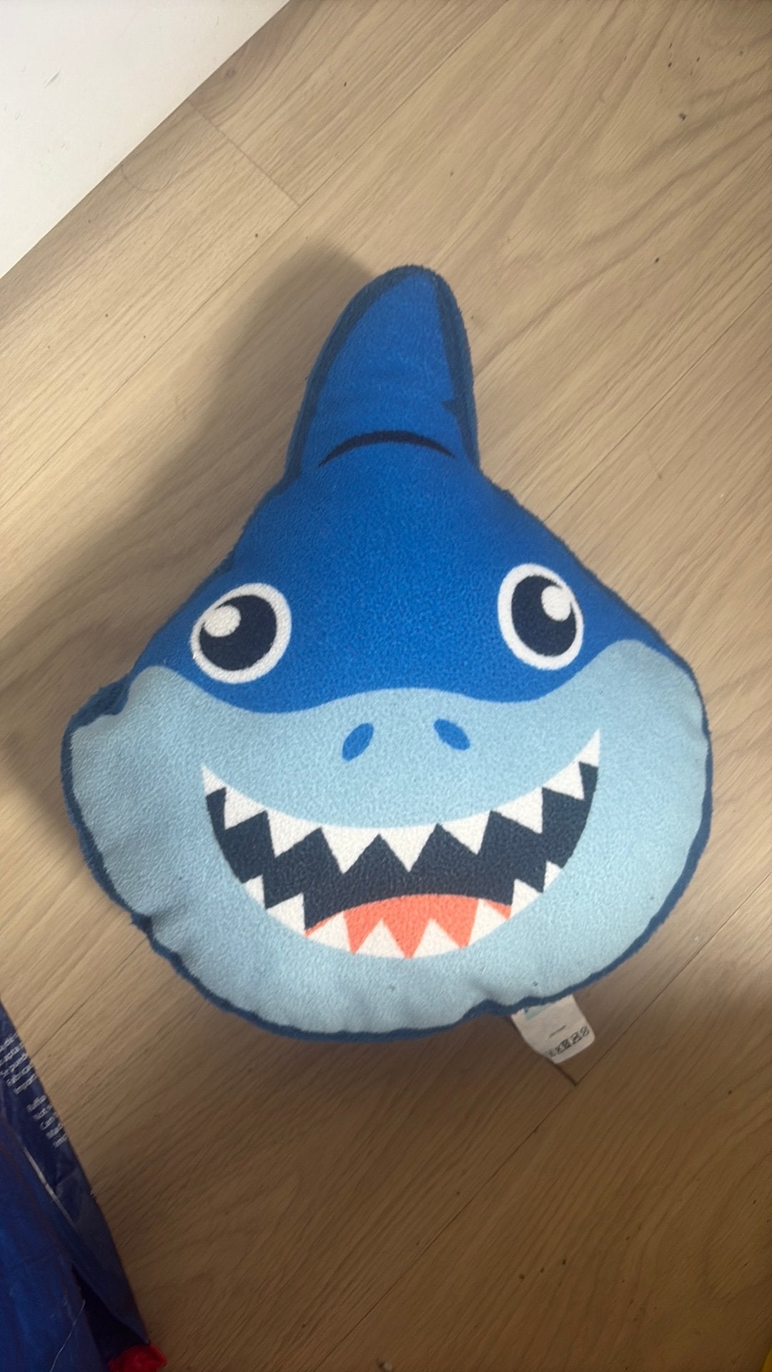 Babyshark kussentje, Ophalen, Gebruikt, Blauw, Overige typen