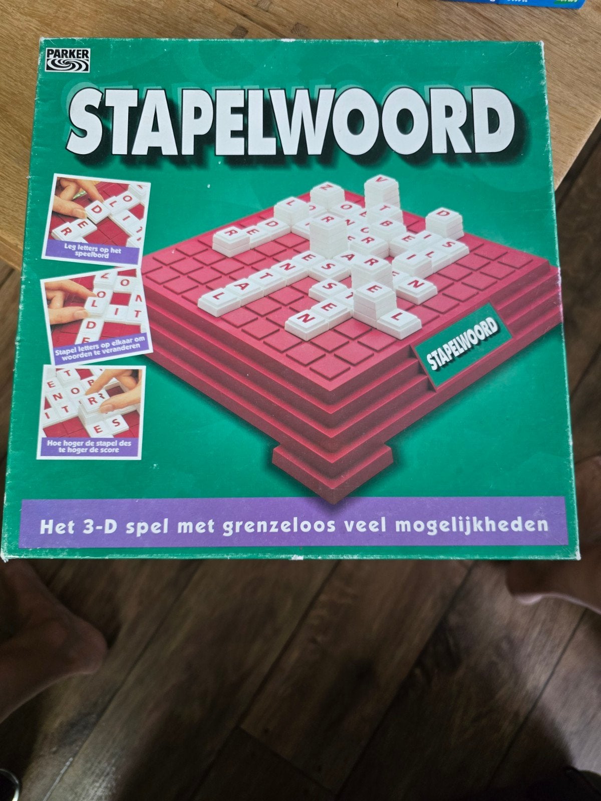 Stapelwoord: Het 3-D spel met grenzeloos veel mogelijkheden, Hobby en Vrije tijd, Een of twee spelers, Ophalen of Verzenden, Gebruikt