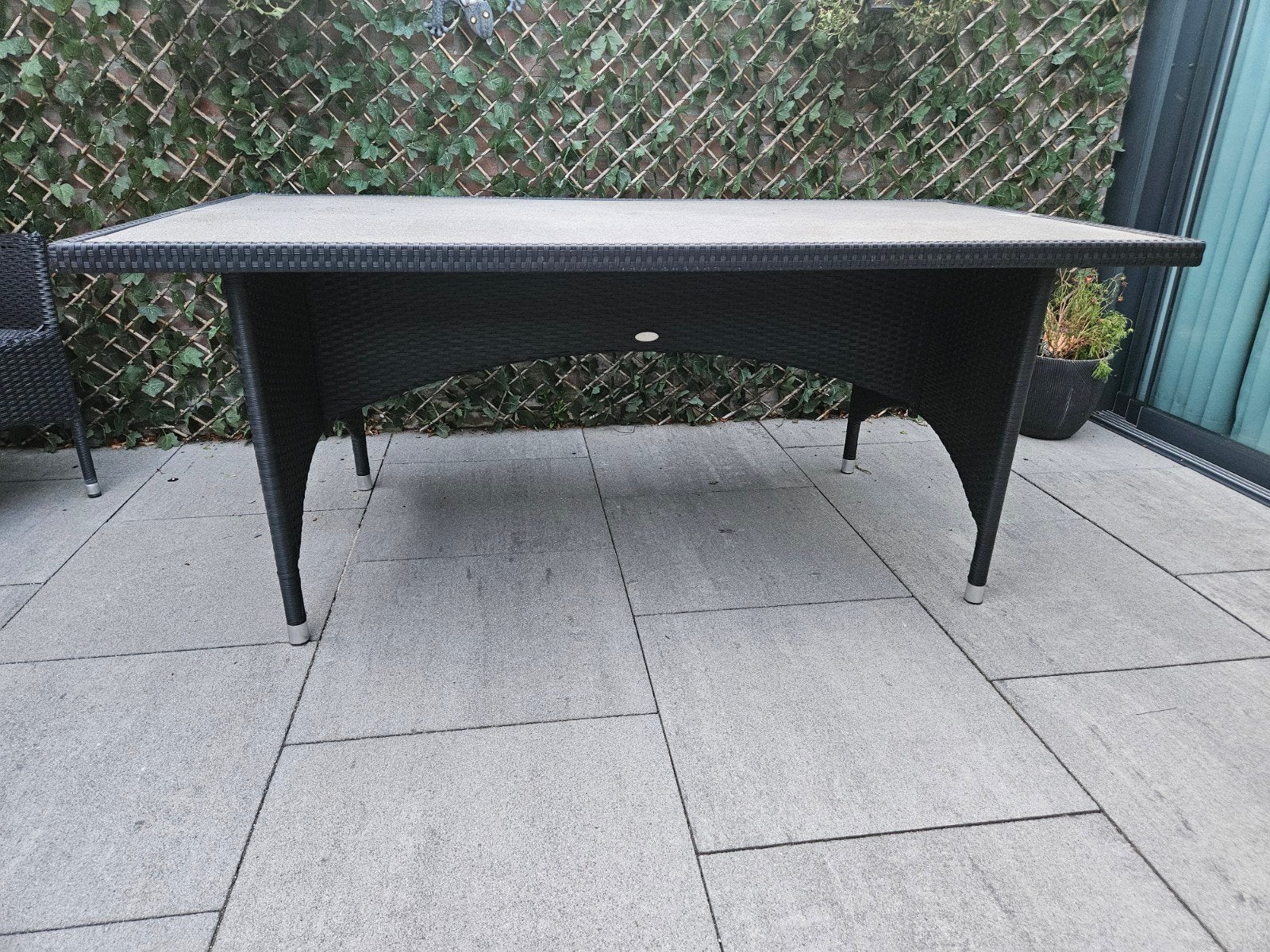 tuintafel 95x180, Ophalen, Gebruikt, Rechthoekig, Hout