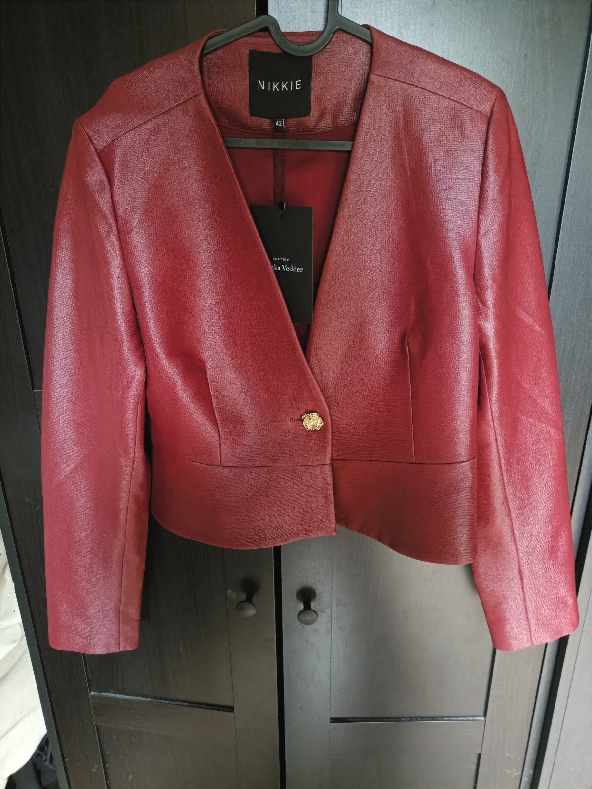 Nikkie Plessen top maat XL, Ophalen of Verzenden, Zo goed als nieuw, Lange mouw, Rood