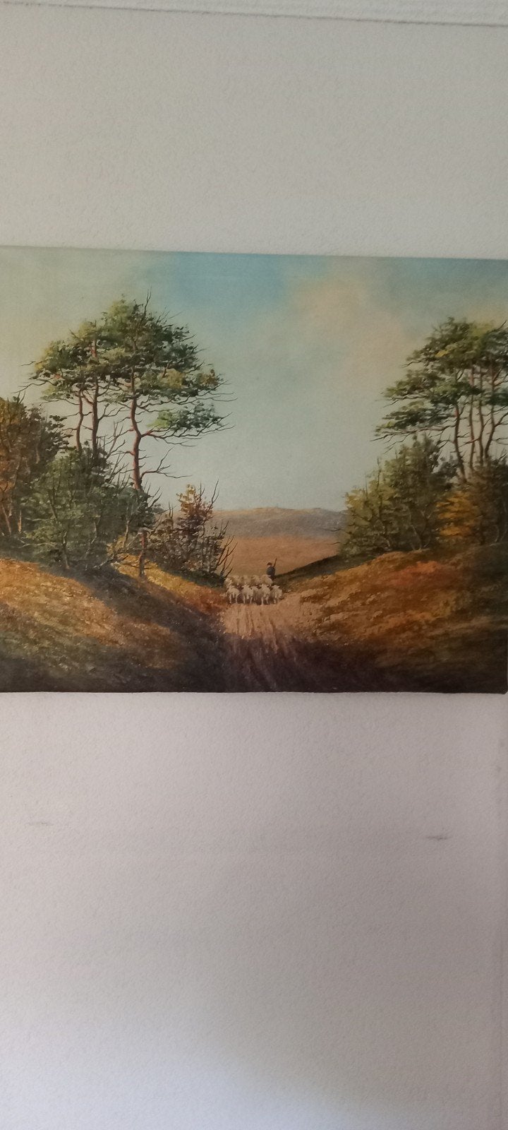 Schilderij over de natuur, Ophalen