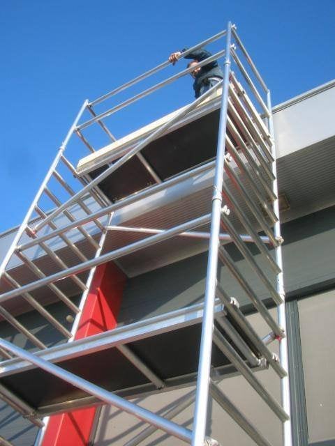 Rolsteiger te huur, Ophalen, Gebruikt, Gevelsteiger, 5 meter of hoger