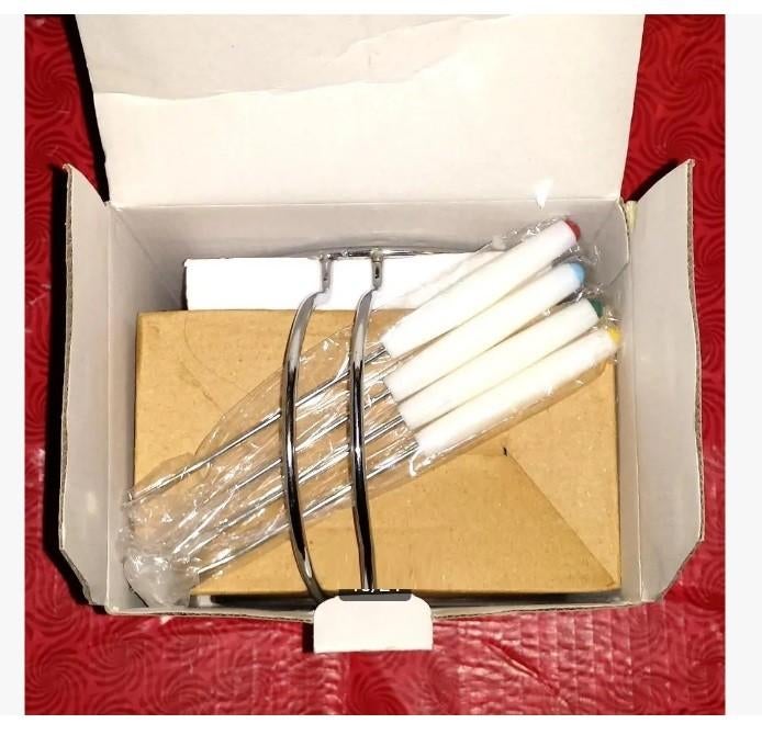 Fondue Set, FonDue Pan met accessoires Fondueset nog borden, Ophalen of Verzenden, Brander, Fondueset