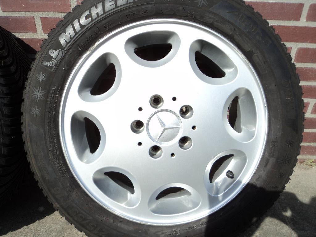 16 inch et41 8 loch velgen orgineel mercedes lemmers w124, Ophalen, Velg(en), 16 inch, All Season