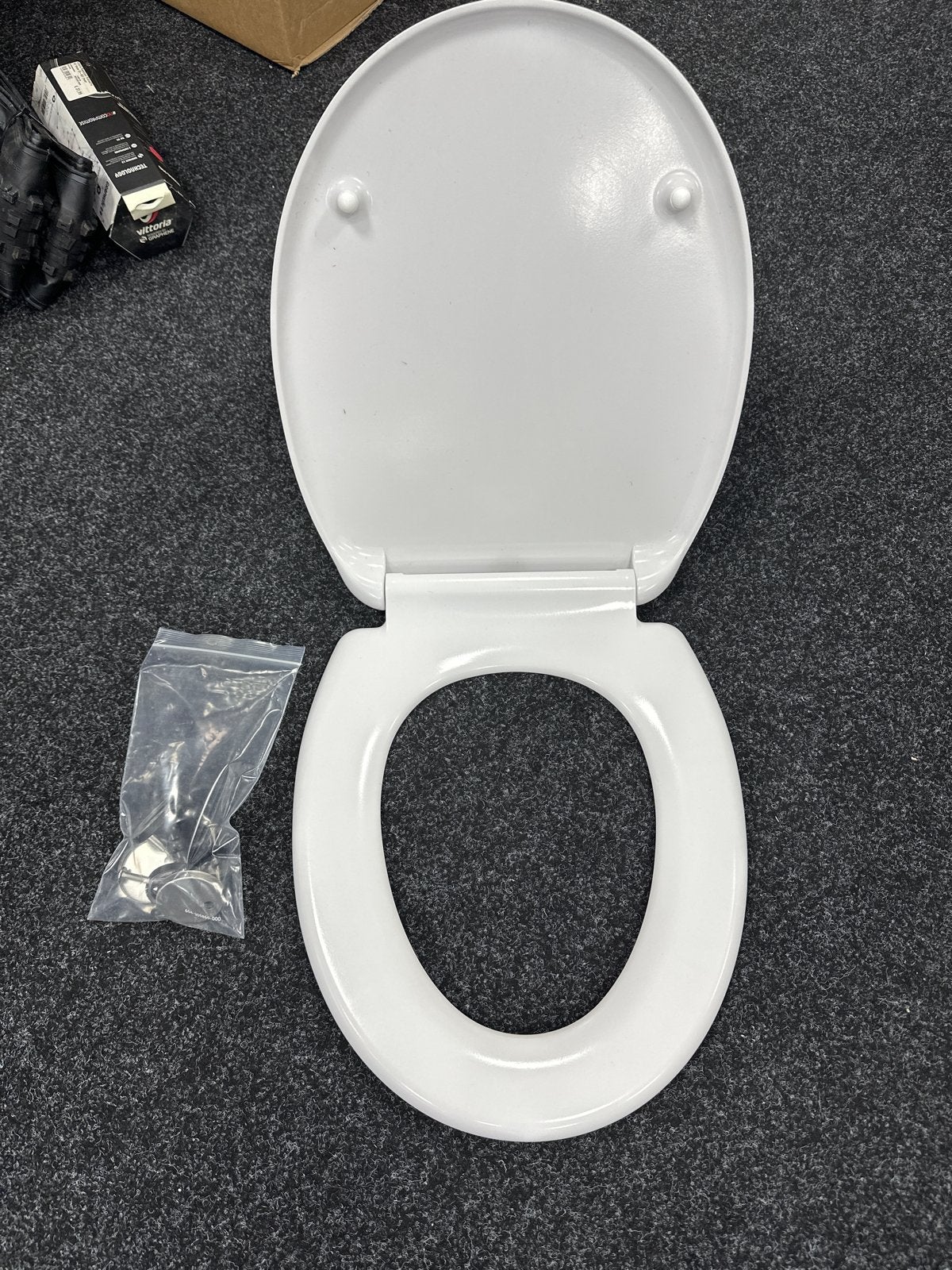 Witte toiletbril - Nieuw, Ophalen of Verzenden, Nieuw, Toilet