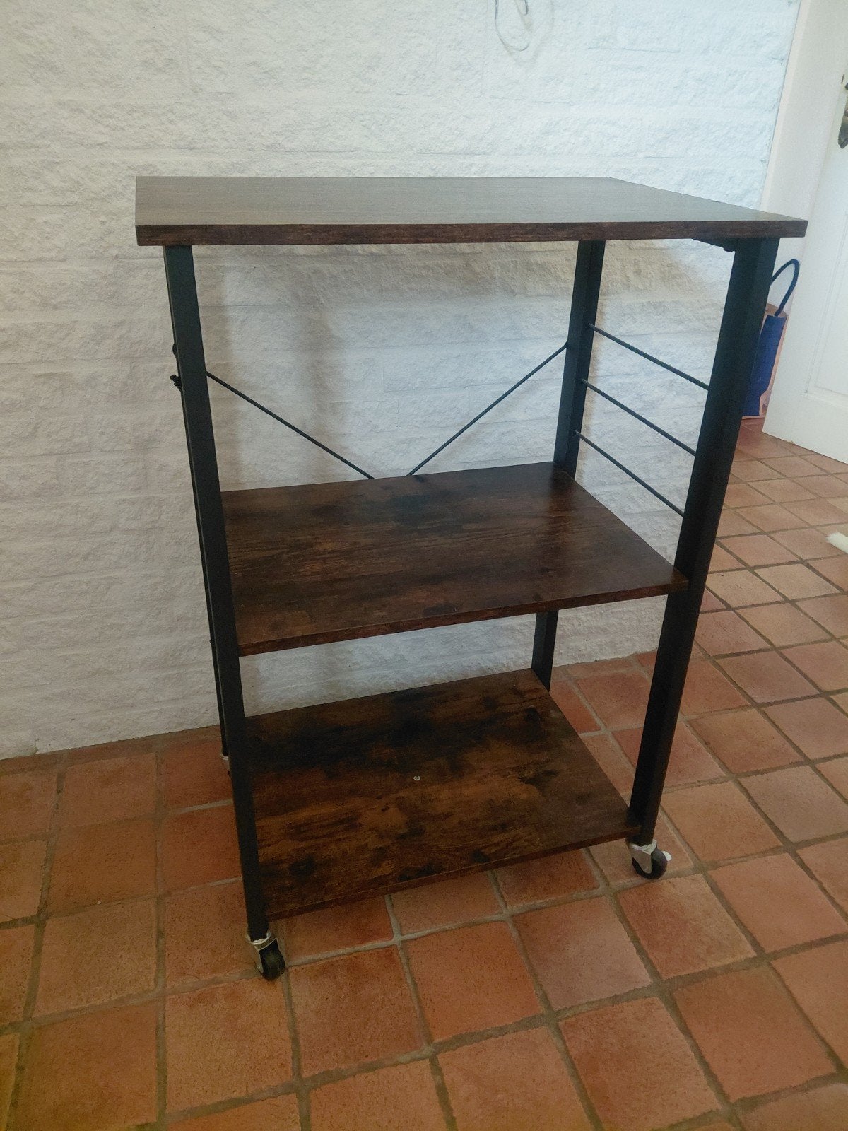 Keukenwagen/Trolley/Bakkersrek met Wielen, Ophalen, Zo goed als nieuw
