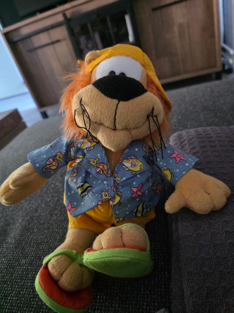 Loeki Knuffel - strand outfit, Overige merken, Overige karakters, Ophalen of Verzenden, Zo goed als nieuw
