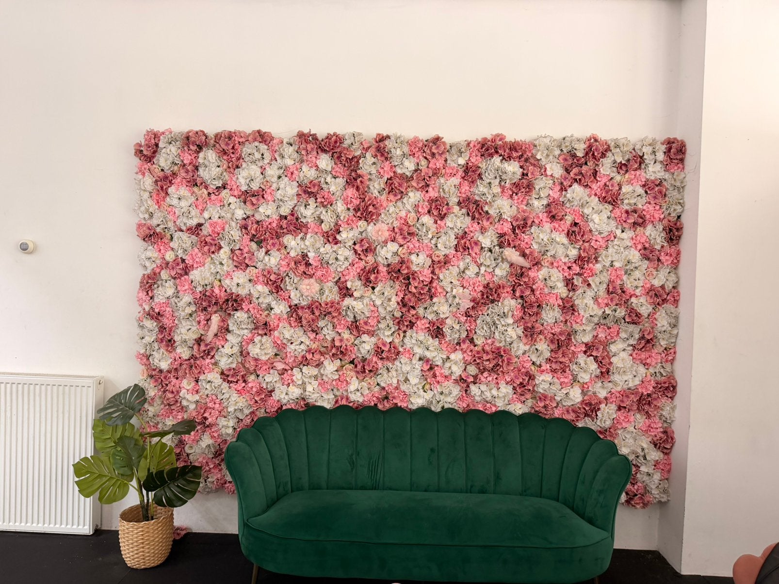 Prachtige flowerwall, Huis en Inrichting, Woonaccessoires | Wanddecoraties, Ophalen, Meerkleurig, Textiel, Zo goed als nieuw