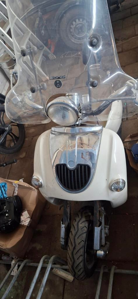 Scooter gy6 50cc blauw kenteken, Ophalen, Gebruikt, Benzine, Overige modellen