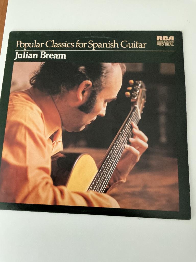 LP Julian Bream- Popular classics for spanish guitar, Ophalen of Verzenden, Zo goed als nieuw, 12 inch