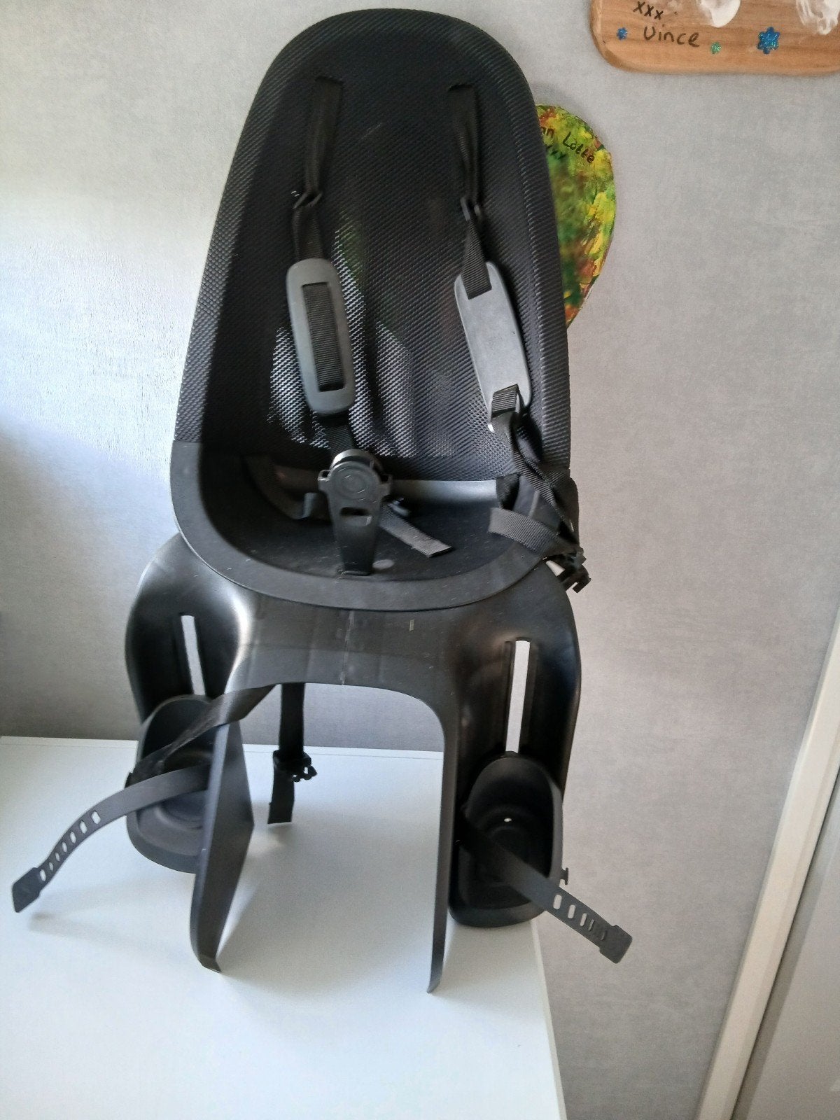 te koop een nieuw fietsstoeltje voor achter op, Ophalen, Achterzitje, Voetsteuntjes, Nieuw
