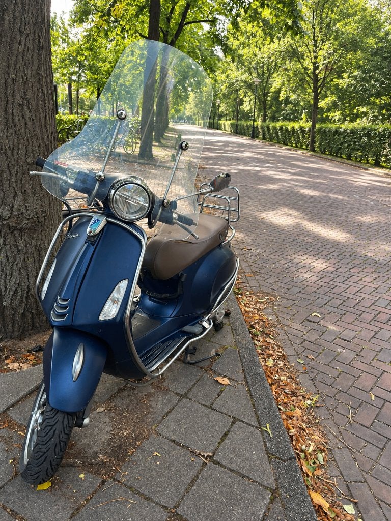 Vespa Primavera S 80cc EURO 4 Mat donkerblauw – 23.760 km, Ophalen, Gebruikt, Maximaal 45 km/u, Vespa S