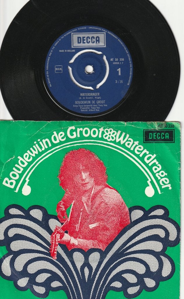 Boudewijn de Groot - Waterdrager & Rook Om Je Hoofd 1968, Ophalen, Gebruikt, Nederlandstalig
