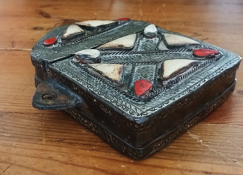 Antiek Koranhouder Korandoos Koranbox uit Marokko, Antiek en Kunst, Ophalen of Verzenden