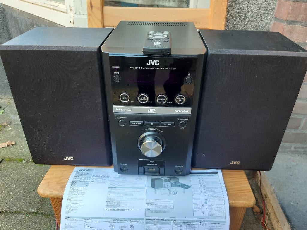 JVC Micro stereo-set model CA - UXG 300, Audio, Tv en Foto, Stereo-sets, Gebruikt, Cassettedeck, Cd-speler, Tuner of Radio, Speakers