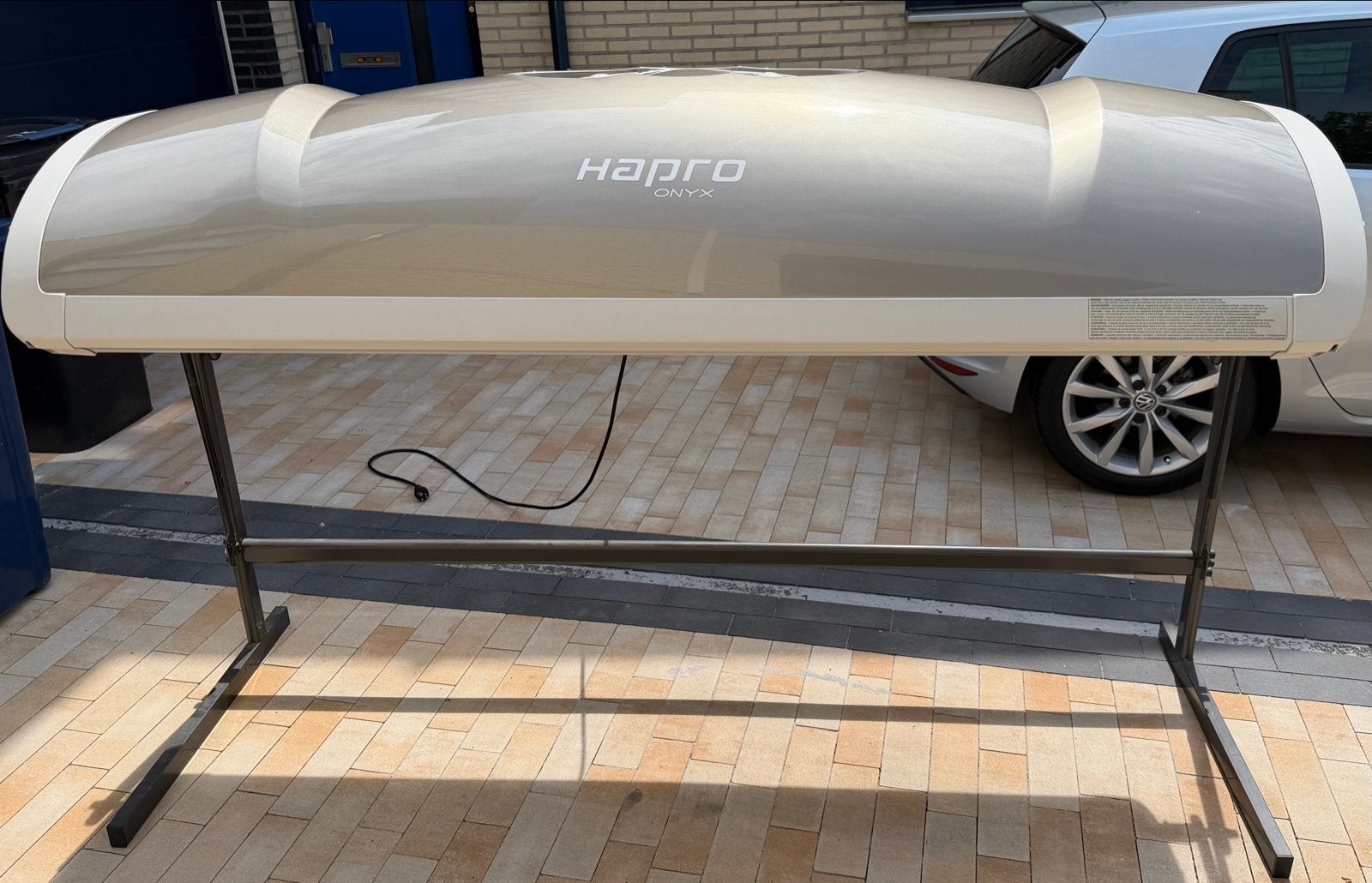Hapro Onyx Zonnehemel - Model 14/1 T, Witgoed en Apparatuur, Zonnebanken en Gezichtsbruiners, Ophalen, Gebruikt, Zonnebank dubbelzijdig