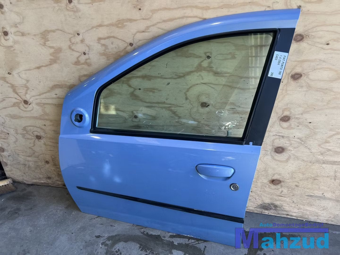 FIAT PUNTO 2 188 blauw links voor deur 2002-2005, Gebruikt, Deur, Stellantis Europe S.p.A., Voor
