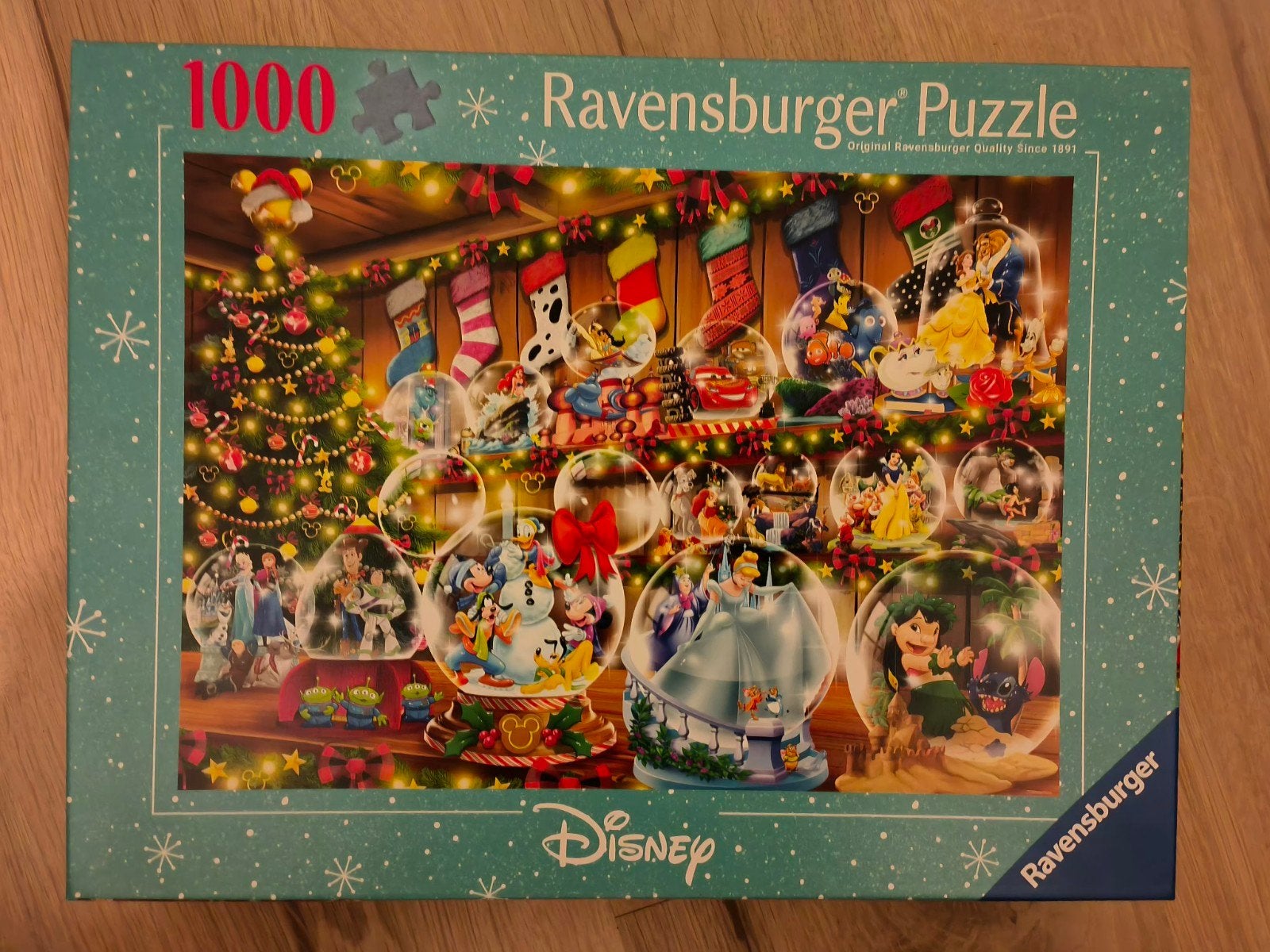 Ravensburger Disney Kerstpuzzel 1000 stukjes, Ophalen of Verzenden, Zo goed als nieuw