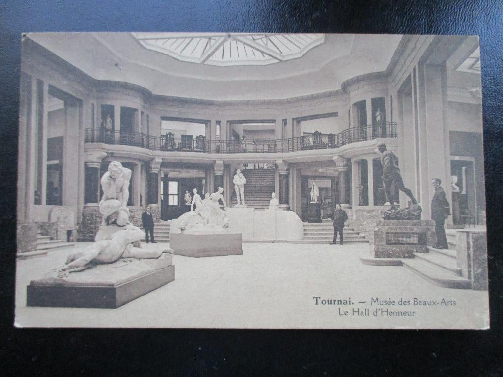 Postkaart museum Tournai / Doornik 1920, Verzenden, Voor 1920, Gelopen, Henegouwen