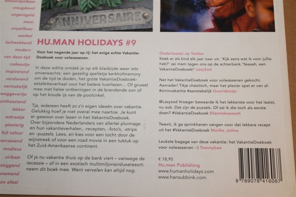 Foto 3 van Hu.Man Holidays #9 — VakantieDoeboek Hans Ubbink 2011