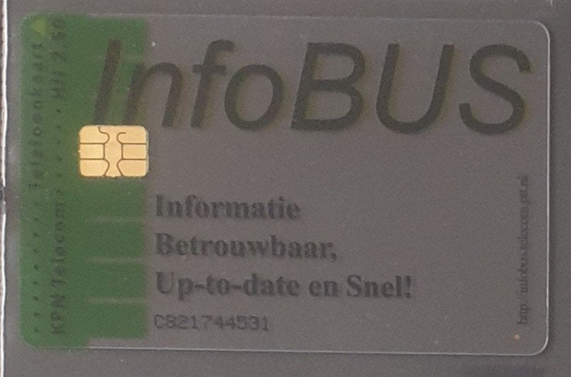 Telefoonkaart Infobus ongebruikt, Ophalen of Verzenden, Nederland