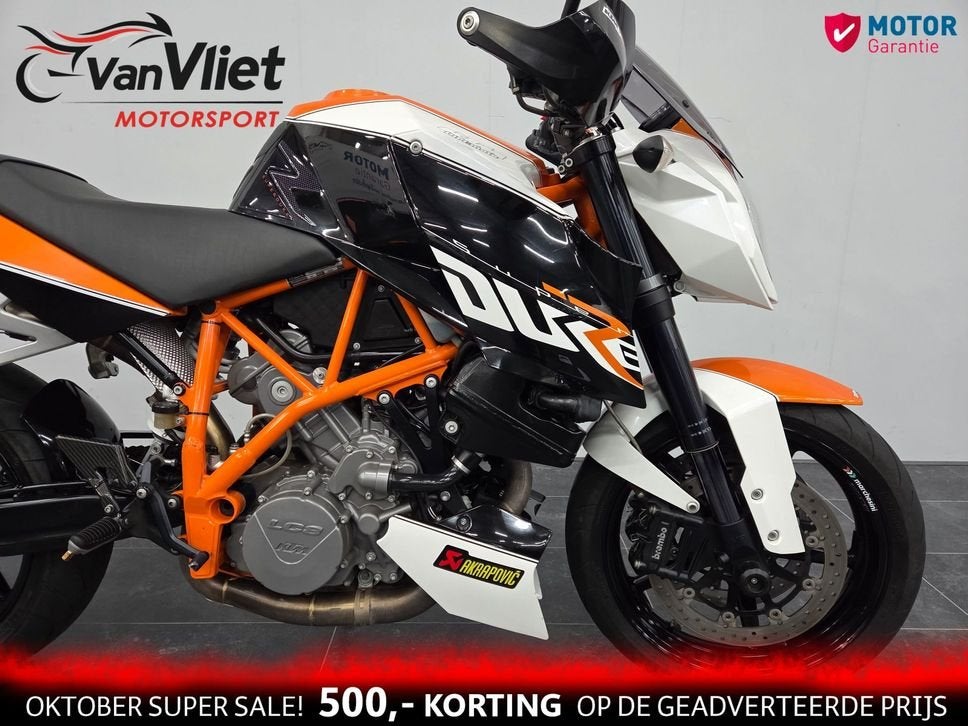 Zeer Mooie Ktm Superduke 990 R bj 2010 Full Akrapovic.!, Motoren, 2 cilinders, KTM, Motorrijbewijs A, Bedrijf