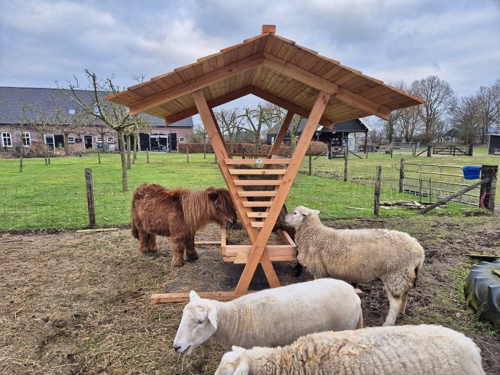 hooiruif in verschillende maten  alpaca paard hert schaap, Weidegang, 4 paarden of pony's of meer