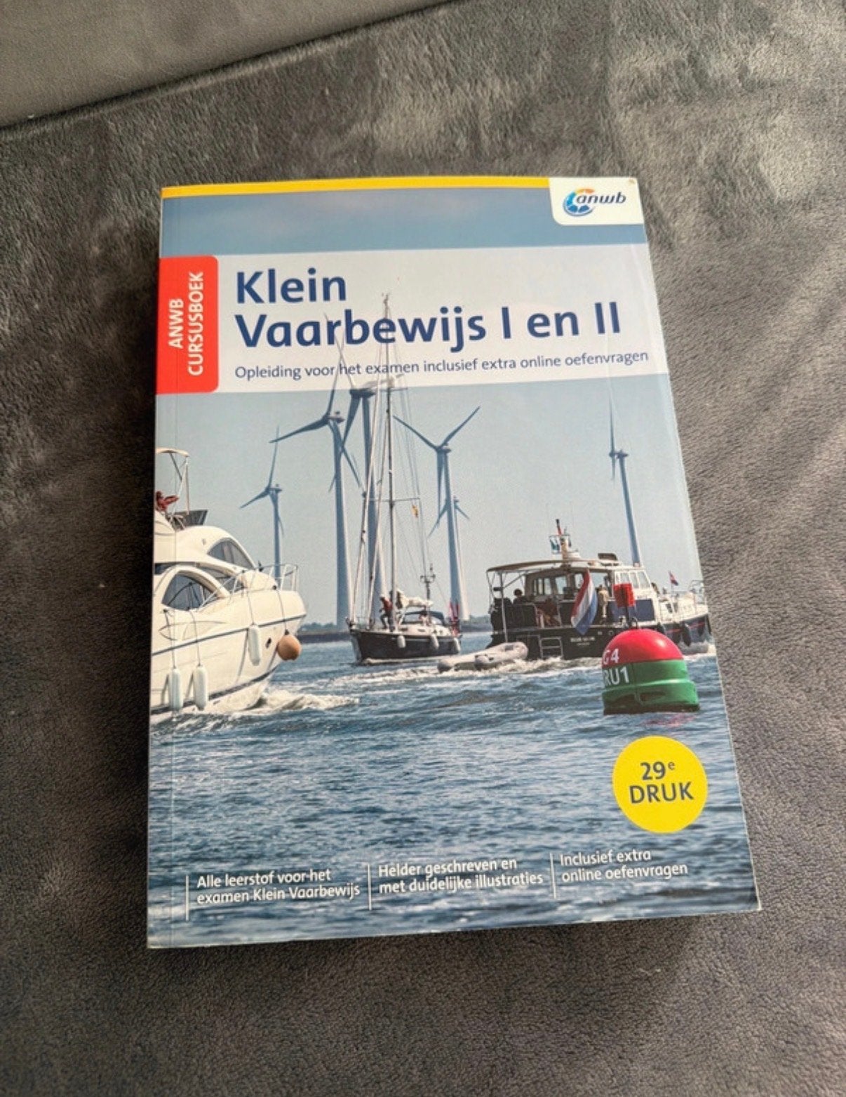 ANWB Cursusboek Klein Vaarbewijs I en II (29e druk), Boeken, Studieboeken en Cursussen, Zo goed als nieuw, Overige niveaus, Ophalen of Verzenden
