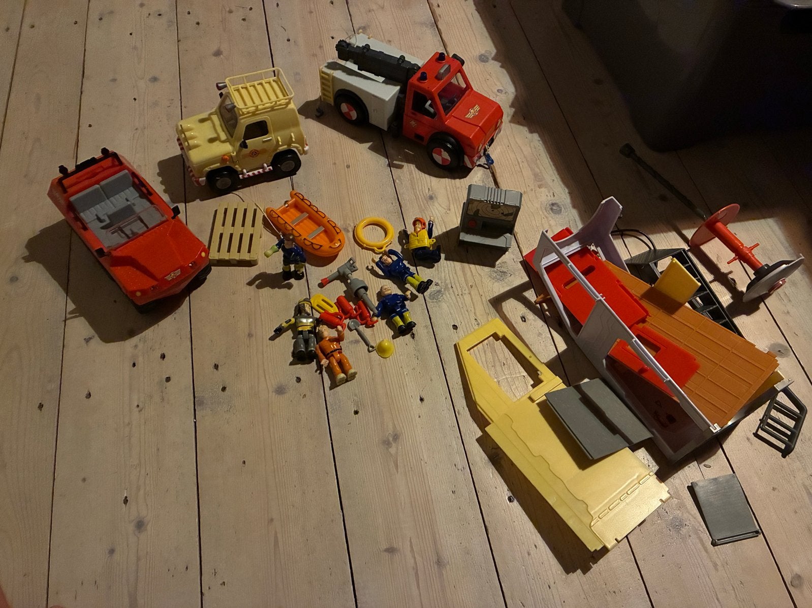 Brandweerman Sam Collectie - Voertuigen en Figuren, Ophalen of Verzenden, Gebruikt, Jongen of Meisje
