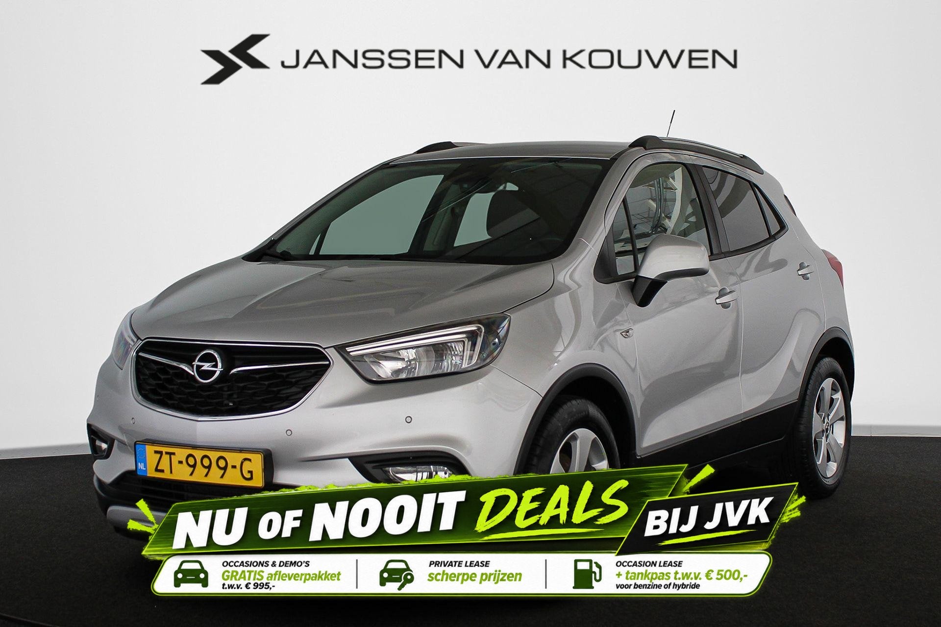 Opel Mokka X 1.4 Turbo Online Edition Trekhaak Navi Camera A, Auto's, Voorwielaandrijving, Stof, Gebruikt, Parkeersensor