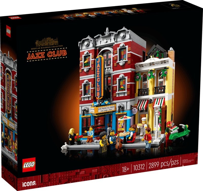 Lego 10312 Jazzclub modulair, Kinderen en Baby's, Speelgoed | Duplo en Lego, Ophalen, Overige thema's, Nieuw, Complete set