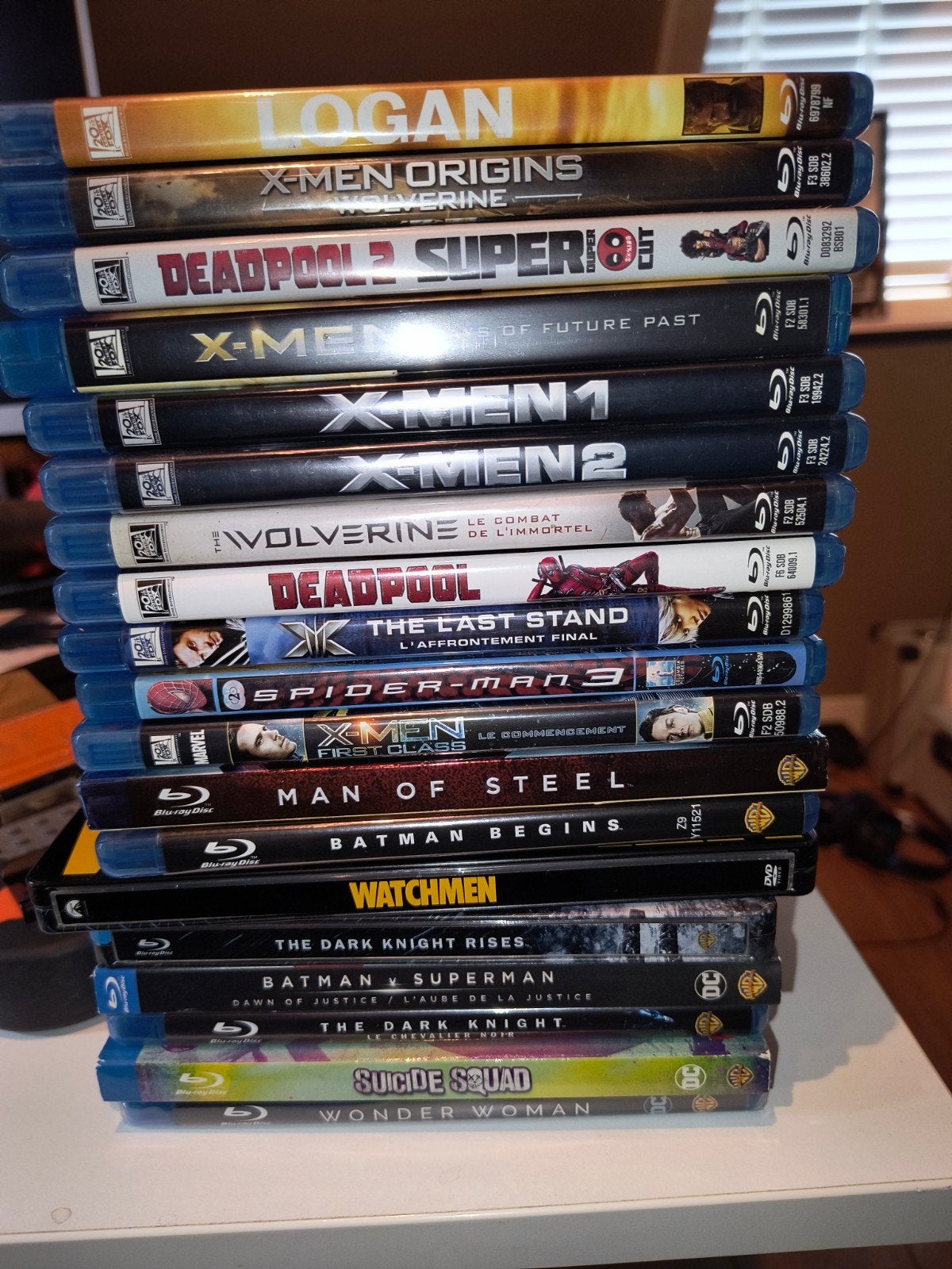 19 Superhelden Films Blu-ray Collectie - Goede Staat, Cd's en Dvd's, Ophalen of Verzenden, Zo goed als nieuw, Actiethriller