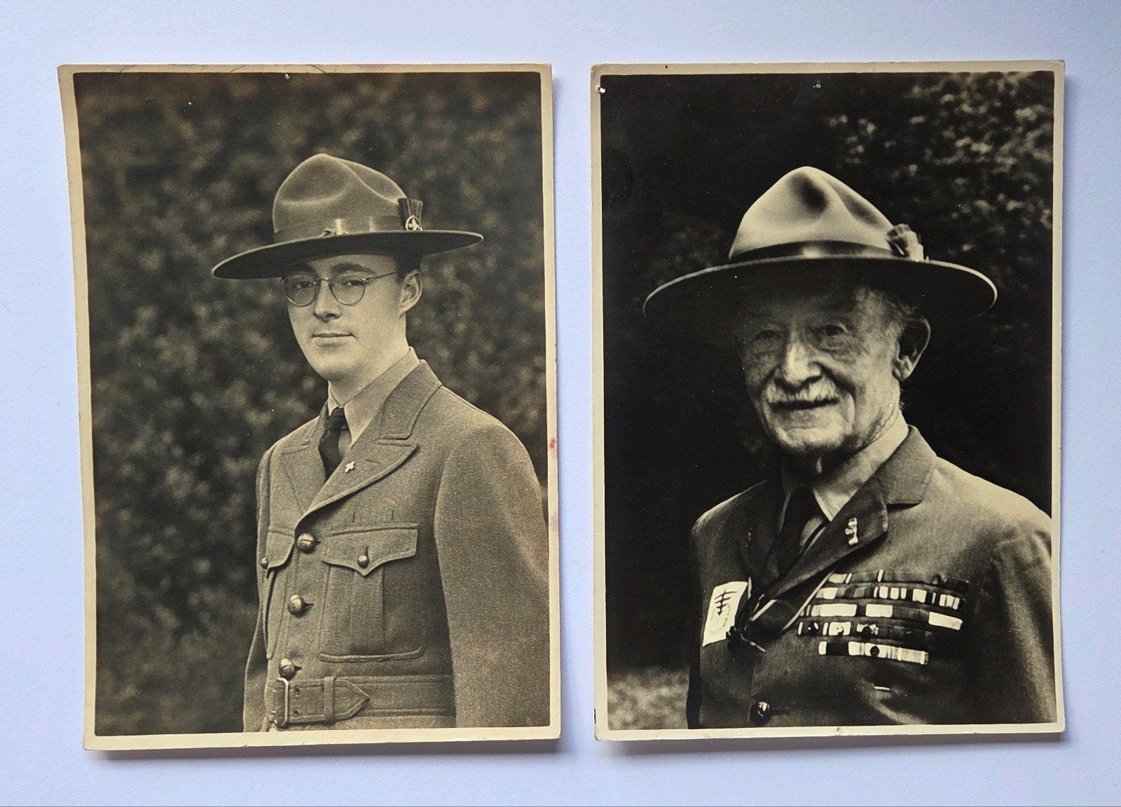 Twee postkaarten Scouting Padvinders, Verzamelen, Ophalen of Verzenden, Overige typen