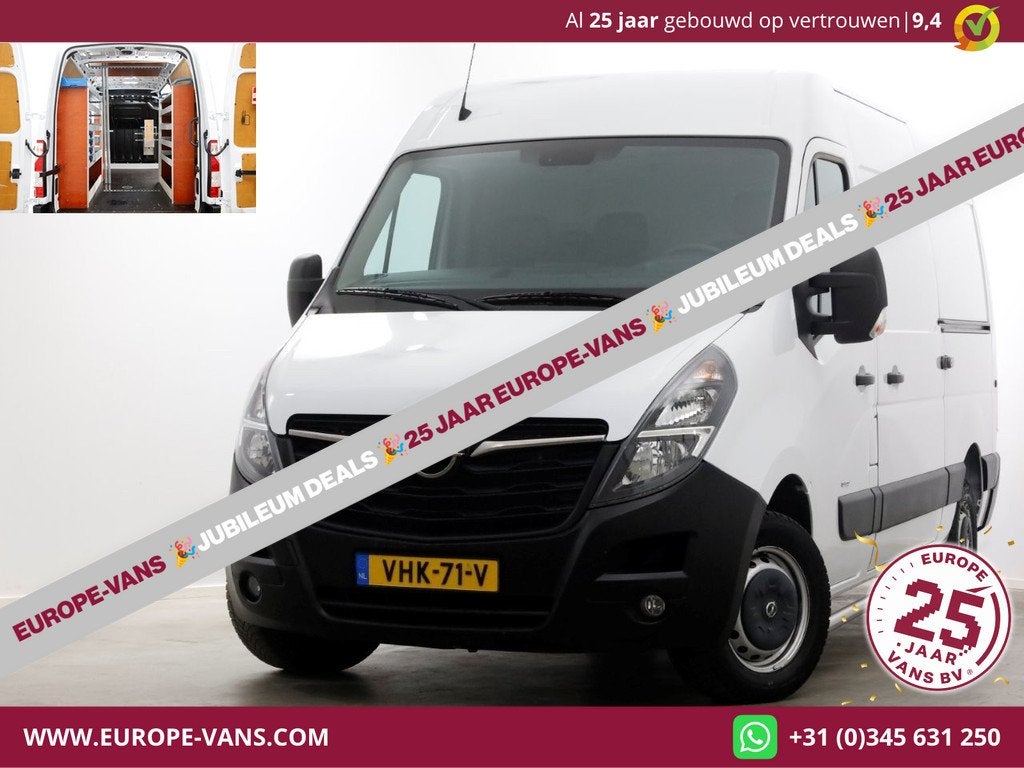 Opel Movano 2.3 Turbo 150pk L2H2 Camera/Inrichting/2x Schuif, Voorwielaandrijving, Gebruikt, Euro 6, 4 cilinders