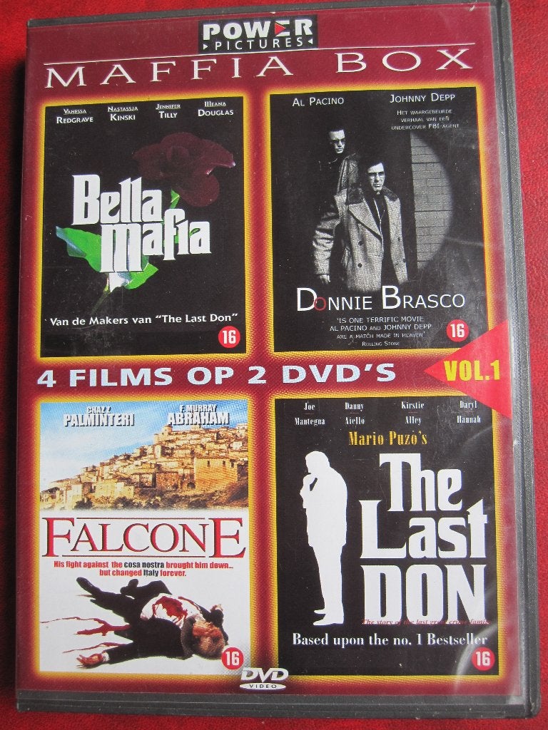 Maffia box (4 films op 2 disc), Maffia en Misdaad, Engels, Vanaf 16 jaar, Nederlands