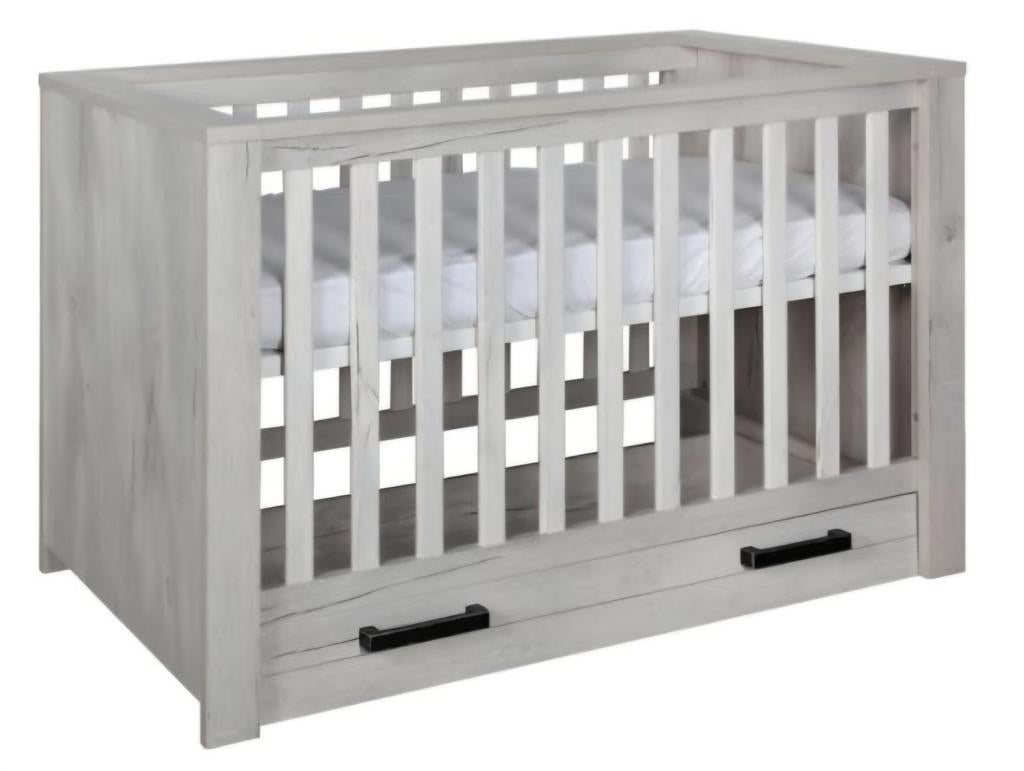 Ledikant Sem Nautic grey 120x60 cm, Kinderen en Baby's, Kinderkamer | Bedden, Ophalen, Zo goed als nieuw, Minder dan 140 cm, Minder dan 70 cm