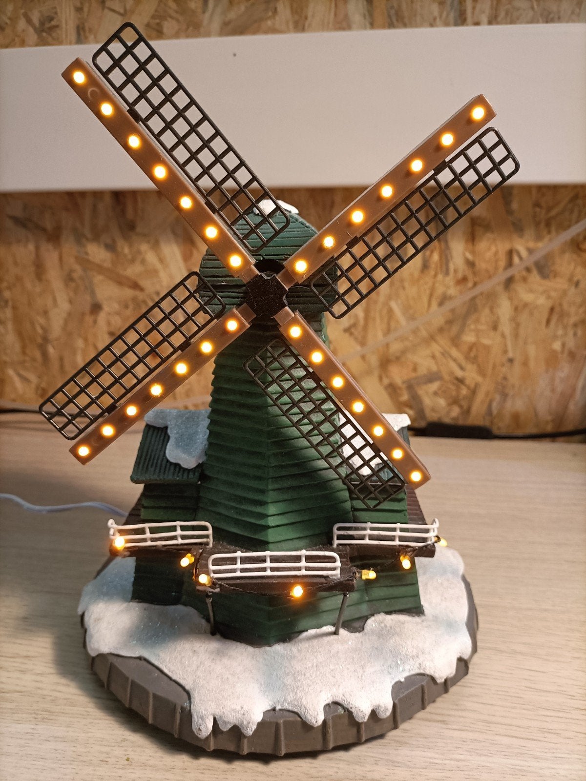 Molen met verlichting en geluid, Ophalen, Gebruikt